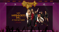 Desktop Screenshot of hairbangersball.com